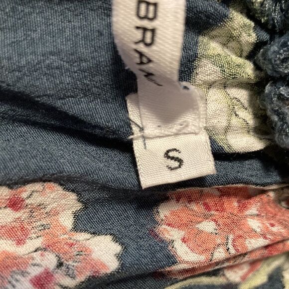 𝅺FAITHFULL the Brand Lovely Playsuit Romper Floral Halter Size Small - Picture 6 of 11